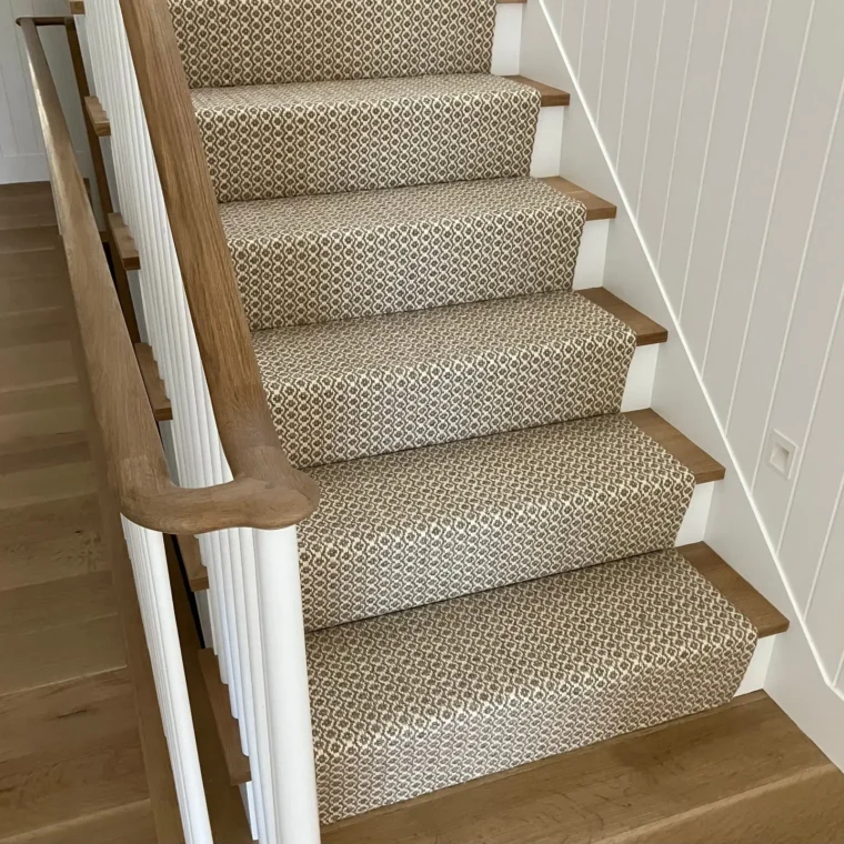 Teff Alma's Flowers Dune Stair Runner & Landing 11