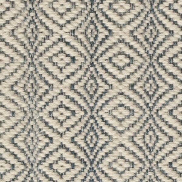 Overshot Indigo Series, Cream EERUG1001433