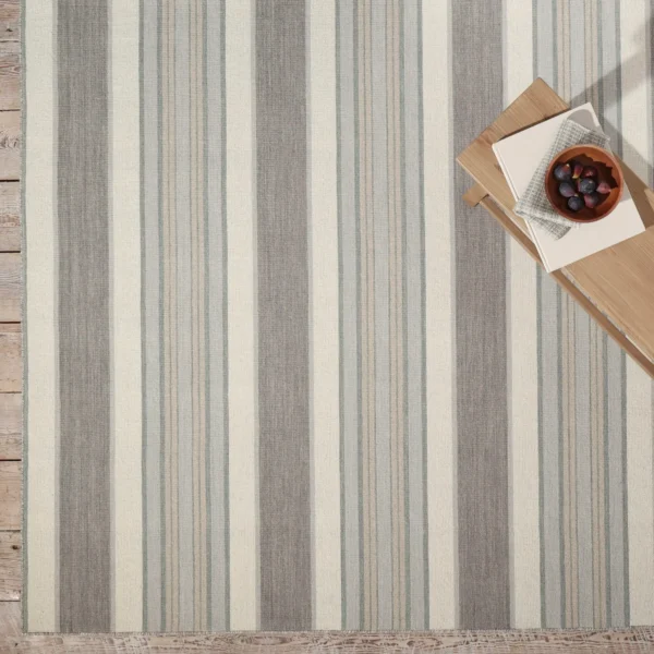 Sale Rug Collection Vineyard Stripe Flatweave Dusk