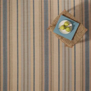Alma Stripe Blue, Natural EERUG1001473 | 30% OFF