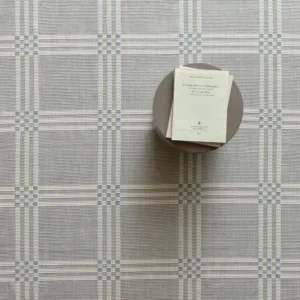 Huck Grid Cloud Blue, Delft, Sage EERUG1001119 | 30% OFF