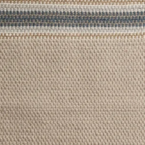 Pebble Weave with Multi Stripe Header