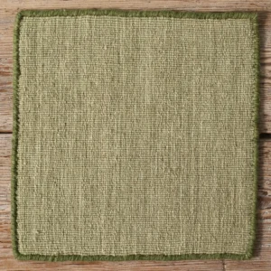 Strie Flatweave With Contrast Whipstitch