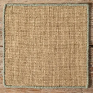 Strie Flatweave With Contrast Whipstitch