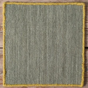 Strie Flatweave With Contrast Whipstitch