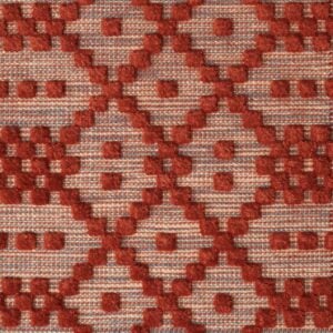 Circles Connecting In Cut Pile