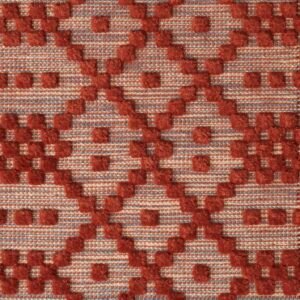Circles Connecting In Cut Pile