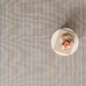 Cottage Stripe Flatweave Harbor Blue & Straw EERUG1001390 | 40% OFF