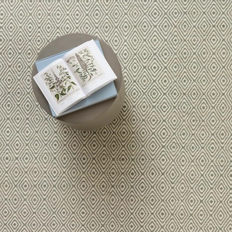 ECloth Diamond Floret Pebble Grey EERUG1000850 6456