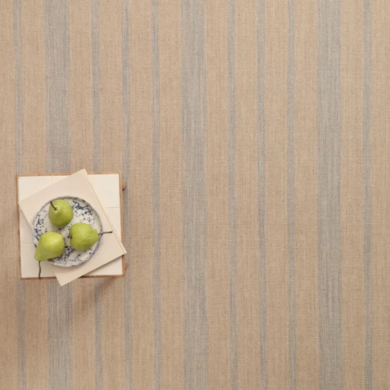 ECloth Seville Stripe Flatweave Platinum