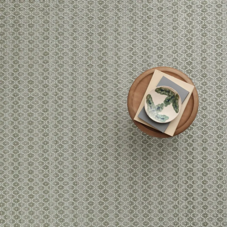 MS Ikat Diamond Stripe Fern Styled 42