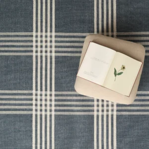 Shaker Grid Navy, White, Tweed EERUG1000522 | 70% OFF