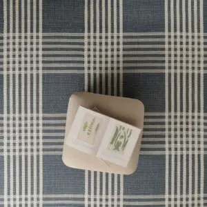 Shaker Grid Navy, White, Tweed EERUG1000890 | 70% OFF