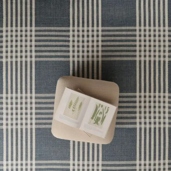 Shaker Grid Navy, White, Tweed EERUG1000890 | 70% OFF