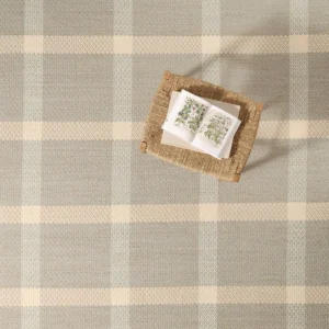 Alma Grid Aquamarine, Cream EERUG1000738 | 30% OFF