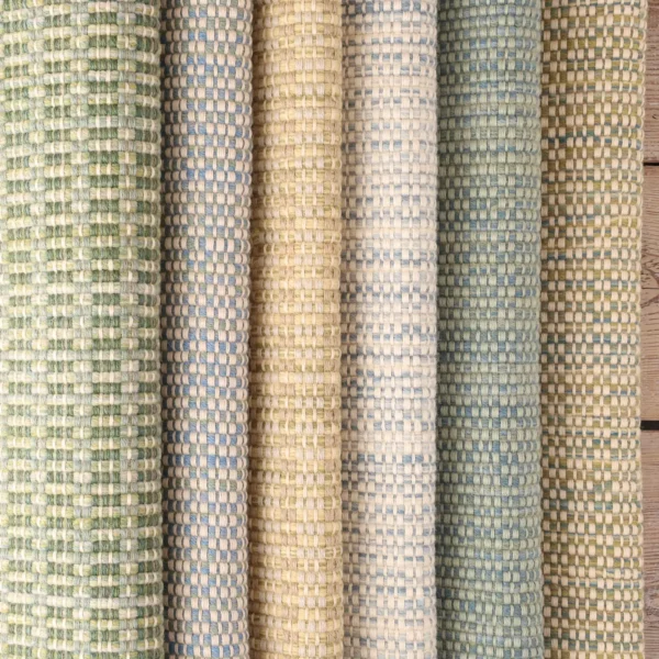 Basket Weave Spring Green, Turquoise EERUG1001621