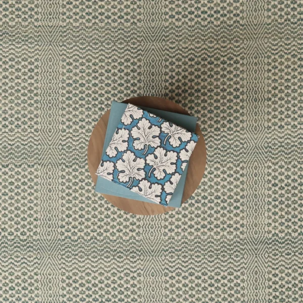 Cooley's Grid Turquoise EERUG1001438 | 30% OFF