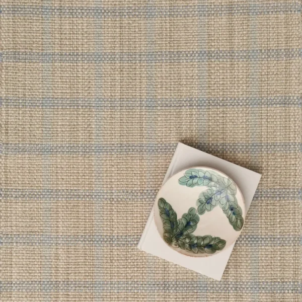 Sale Rug Collection | Teff Hankie Plaid Silver
