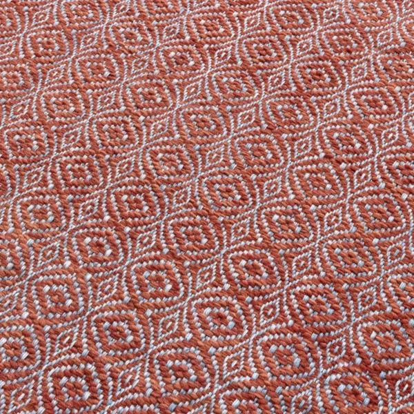 Overshot Indigo Series, Rusty Red EERUG1001154-2