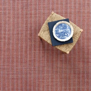 Overshot Indigo Series, Rusty Red EERUG1001154-2