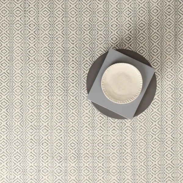Overshot Indigo Series, Cream EERUG1001433 | 30% OFF