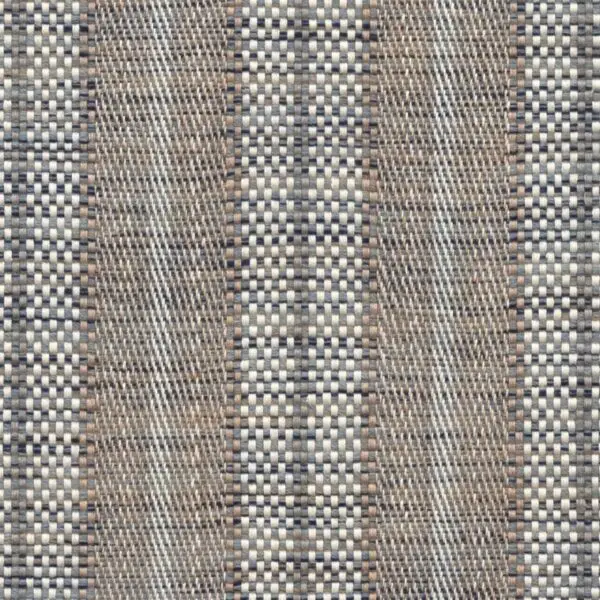 Twill Basket Stripe Navy, Grey Blue Strie EERUG1001402-2