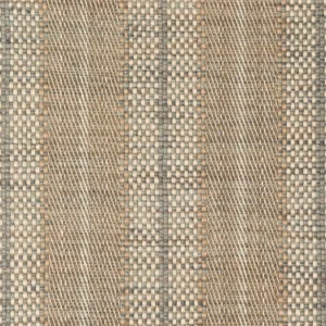 Twill Basket Stripe Platinum Grey Brown EERUG1000754 | 30% OFF