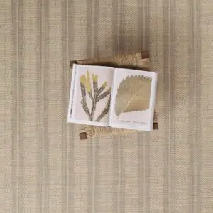Twill Basket Stripe Straw, Teal EERUG1001117 | 30% OFF