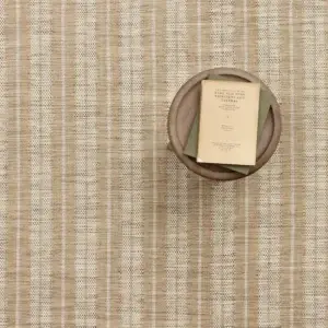 Twill Basket Stripe Natural, Wheat-Brown EERUG1001264-3