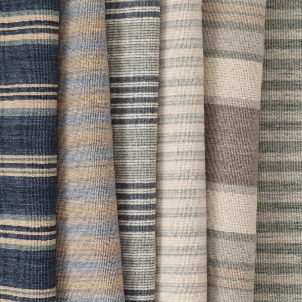 Marion Stripe Flatweave Navy, Tan EERUG1000706