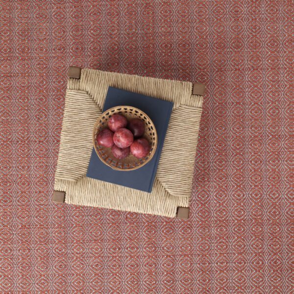 Overshot Indigo Series, Rusty Red EERUG1001154-2
