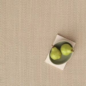 Viking Herringbone Bone, Aquamarine EERUG1001366