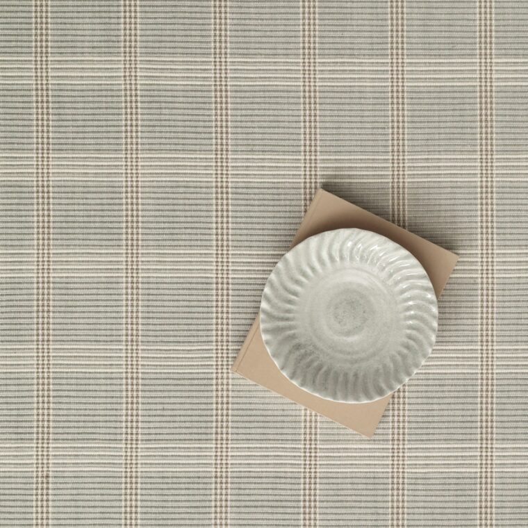 Belden Gardin Grid Argosy Blue, Cream Styled 10