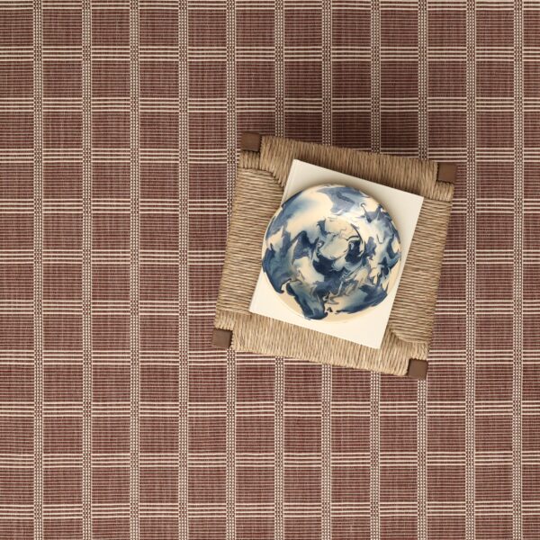 Gardin Grid Brick Red EERUG1001155-3