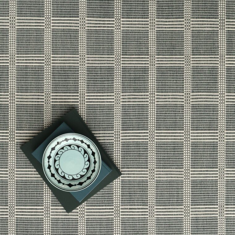Belden Gardin Grid Dark Teal, White Styled 3