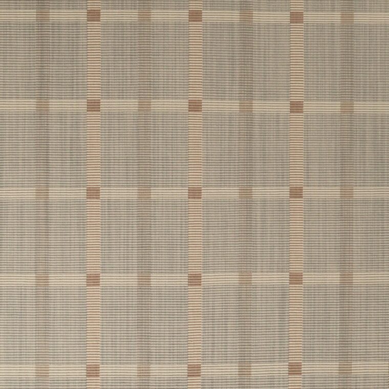 Belden Woodside Floating Checks Tan, Seafoam Styled 20