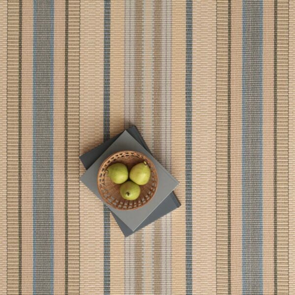 Alma Stripe Blue, Natural EERUG1001473