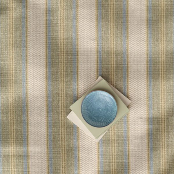 Ladders & Stripes Green, Blue, Cream EERUG1001605