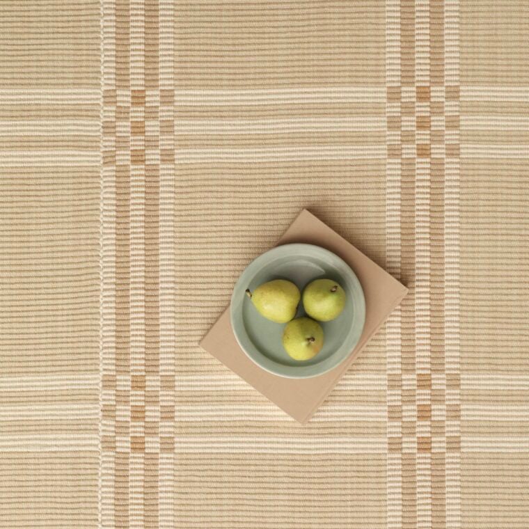 MS Huck Grid Sand Strie, Cream, Golden Tan NOT IN COLLECTION 10