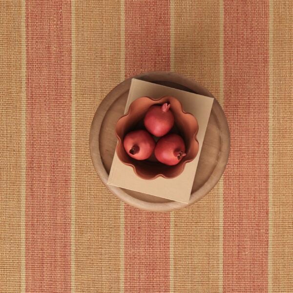 Alternating Stripe Terracotta Gold EERUG1001435