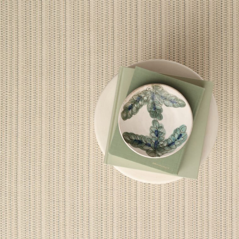 Teff Ladders Cream, Sea Blue, Sage Quick Ship Styled 36