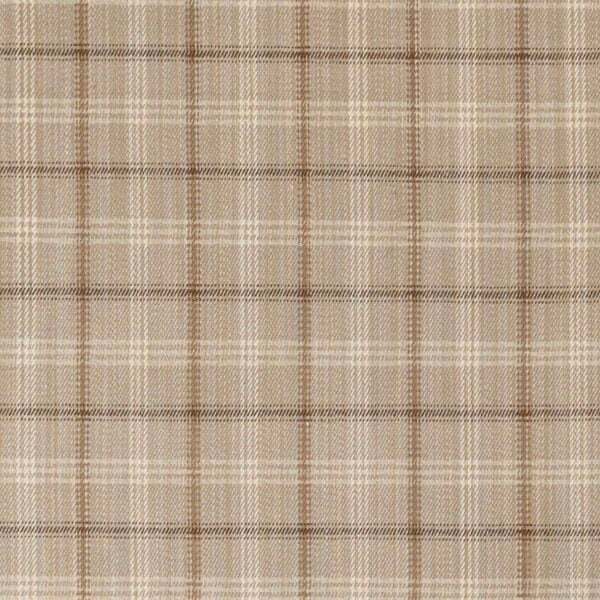 Linen Twill Hutton Plaid Soft Brown EERUG61749