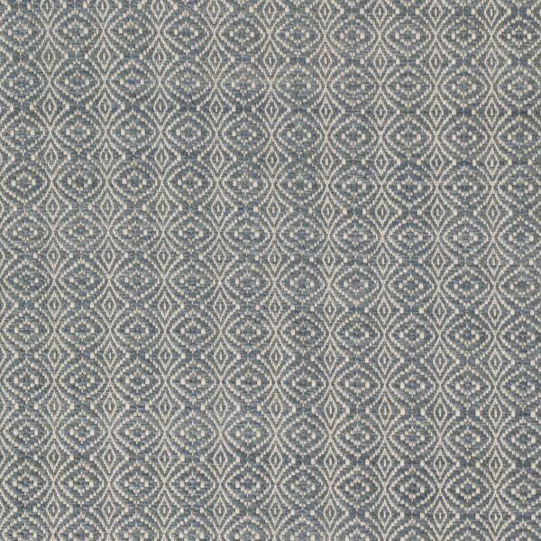 Sale Rug Collection | Teff Overshot Blue Strie, Cream