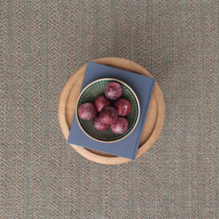 Teff Overshot Indigo Series, Brownstone Quick Ship Styled 95