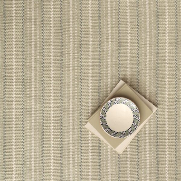 Twill Basket Stripe Lichen, Silver EERUG1001603