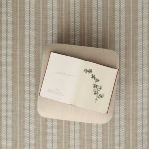 Sale Rug Collection | Teff Twill Basket Stripe Cloud Blue