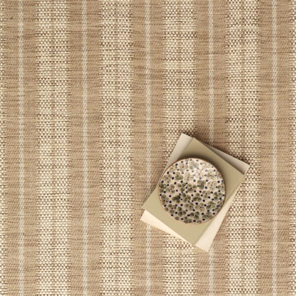 Twill Basket Stripe Natural, Wheat, Brown EERUG1001085