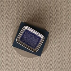 Viking Herringbone Bone Strie, Navy EERUG1001395