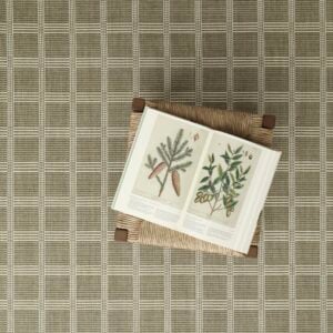 Gardin Grid Olive, White EERUG1001108-2