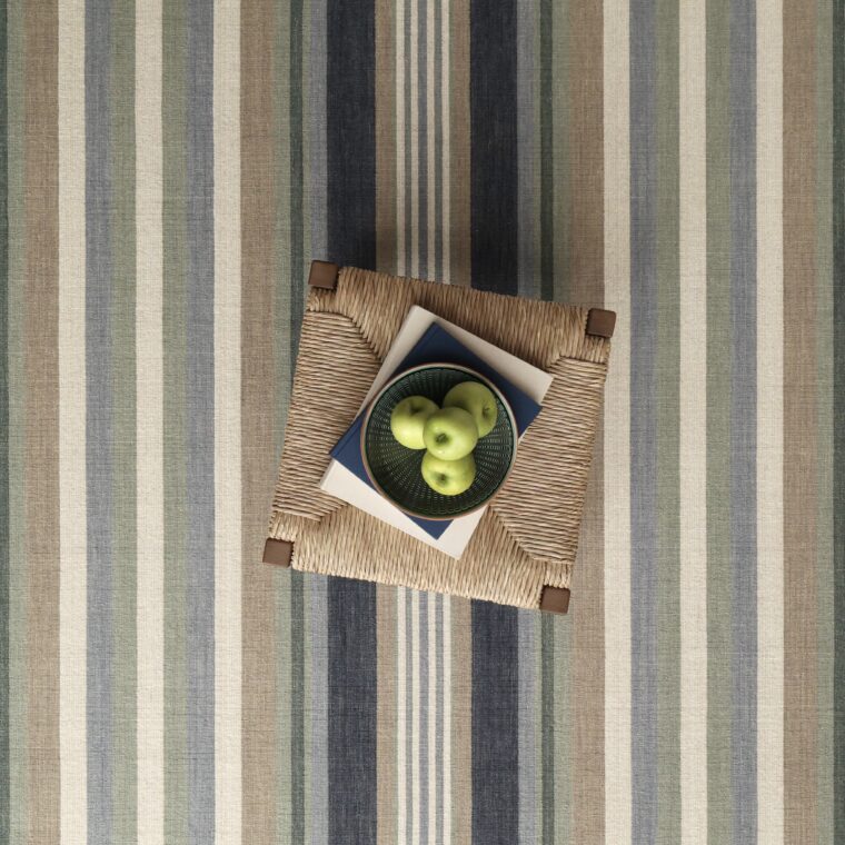 ECloth Nomad Stripe Flatweave Beachy Blue Styled 17